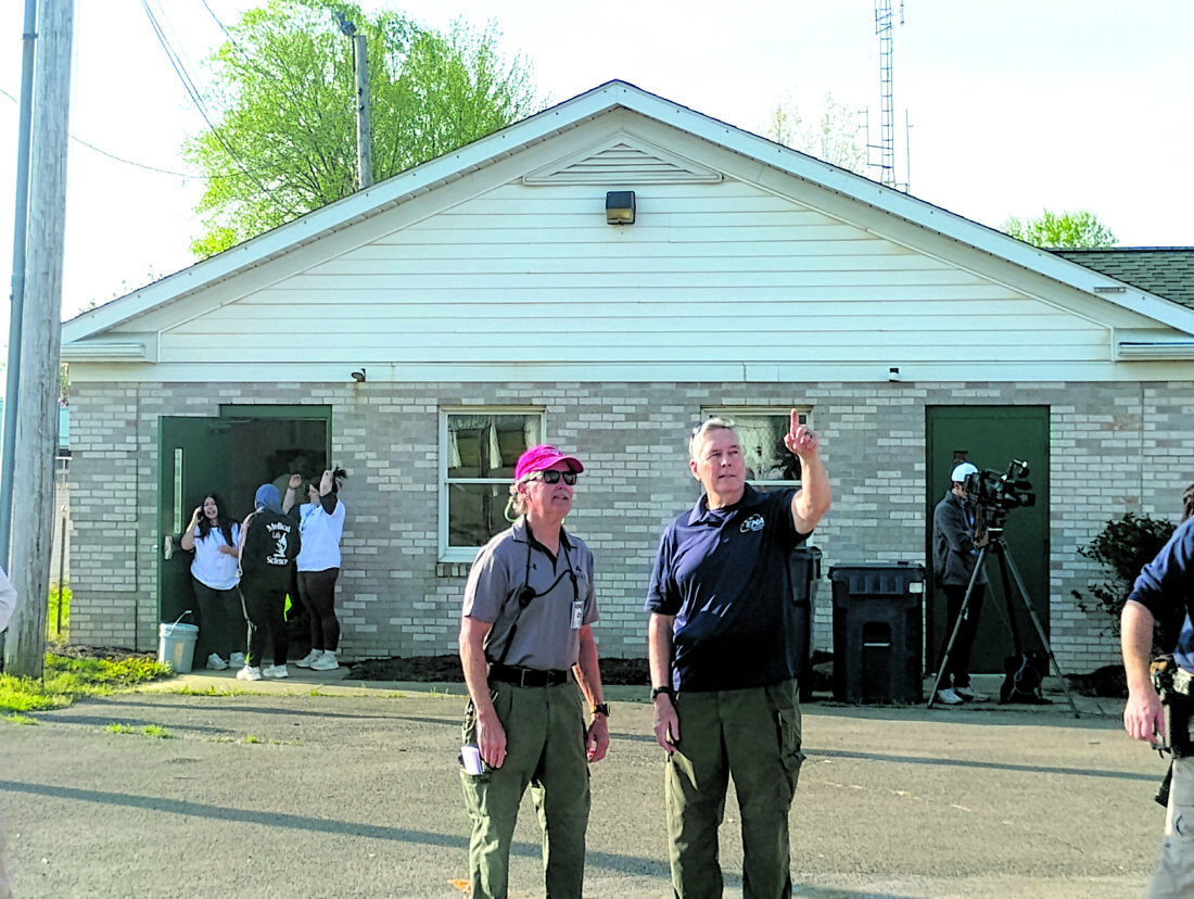 County EMA director goes out in a big way